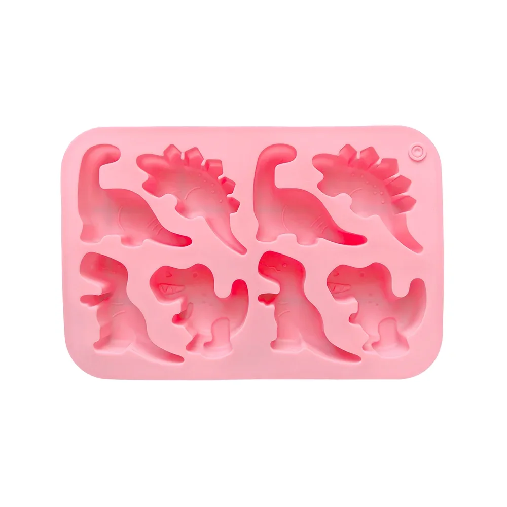 1/2/3pc 8-cavity silicone mold 3D dinosaur shaped chocolate candy, pudding, cookies, mold making cake baking utensils Tool
