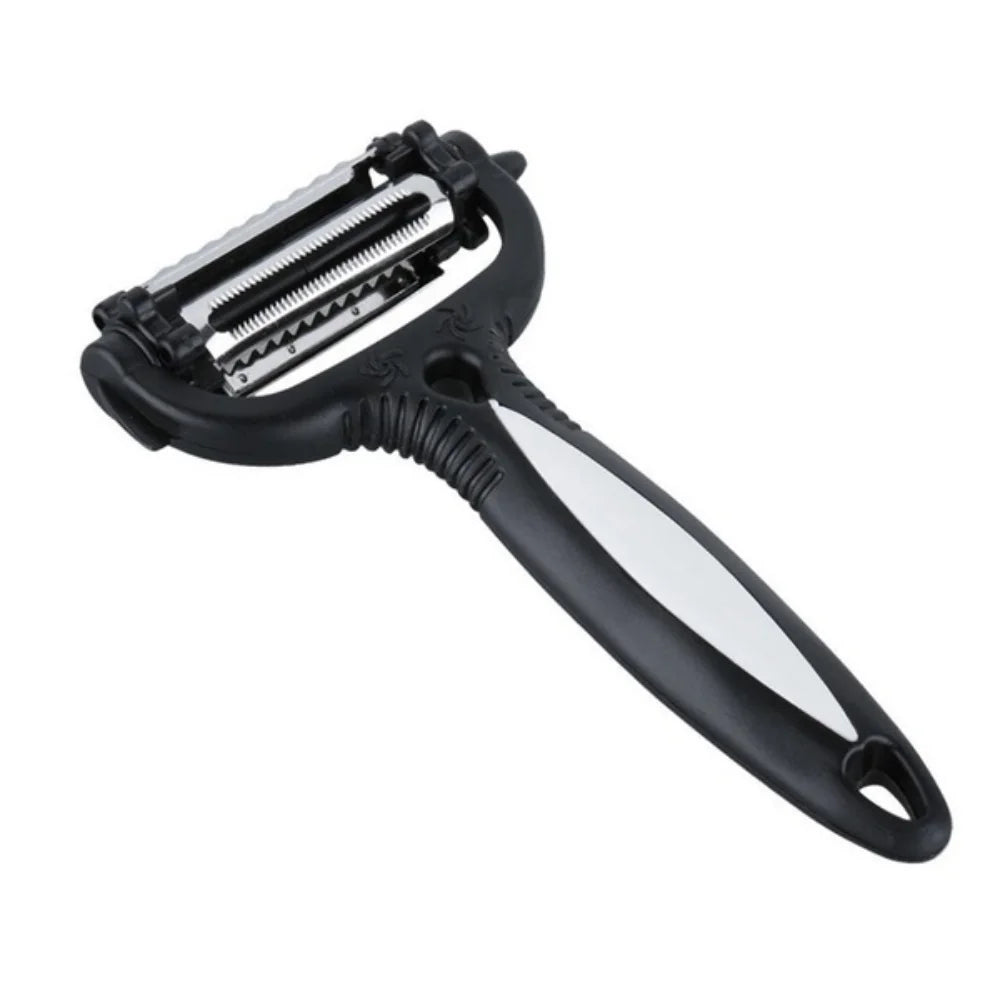 1PC New Multifunctional 360 Degree Rotary Peeler Kitchen Tool 3 in 1 Rotary Fruit Vegetable Carrot Potato Peeler Cutter Slicer